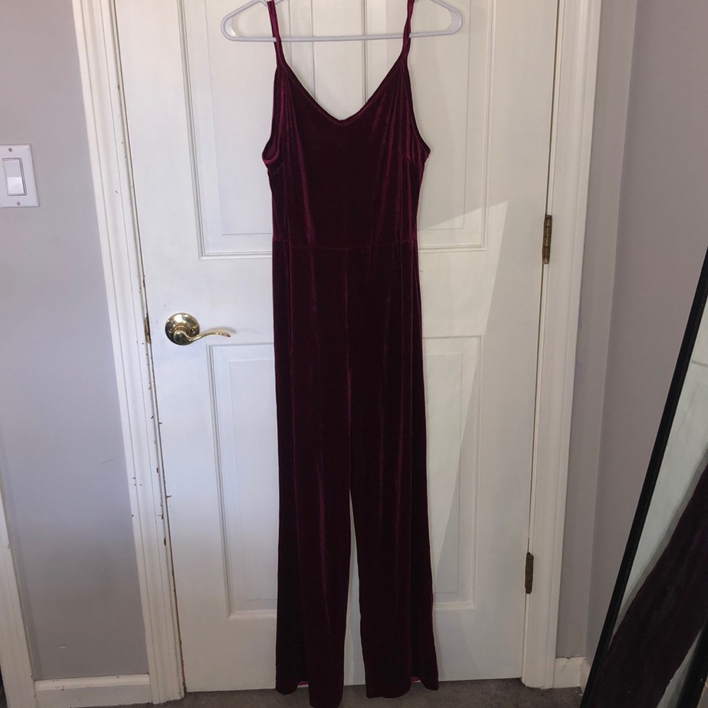 Velvet jumpsuit